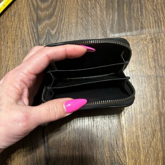 BOTTEGA VENETA coin case wallet card case intrecciato leather black unisex - Picture 11 of 16